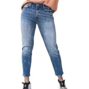Mom Fit‎ Mid Rise Acid Wash Size 27 Kancan Jeans